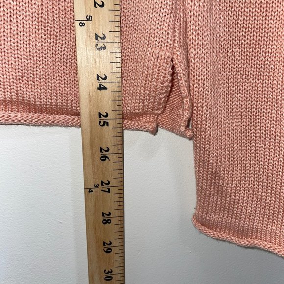 Marled Reunited Clothing Women's Size M Hello Summer Knit Sweater Coral Peach - Picture 7 of 12